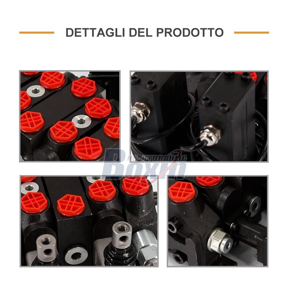 DCV60 Electric Motor 2 Spool Sectional Valve Factory Direct Supply